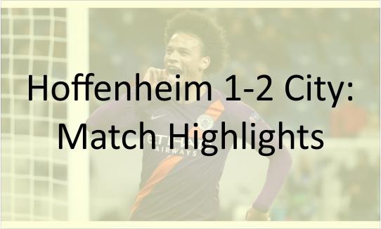 Hoffenheim - City