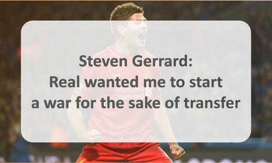 Steven Gerrard: memories