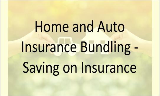Home and Auto Insurance Bundling