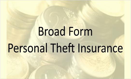 Personal Theft Insurance