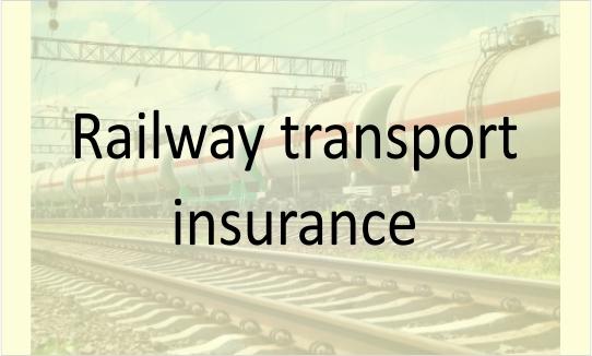 Railway transport insurance