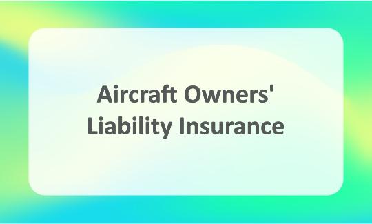 Aircraft Owners' Liability Insurance