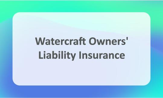 Liability insurance for ship and boat owners