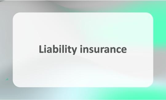 Liability insurance