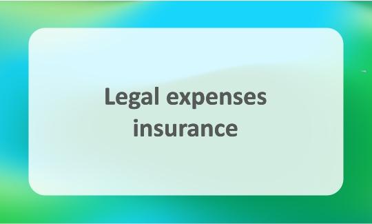 Legal expenses insurance